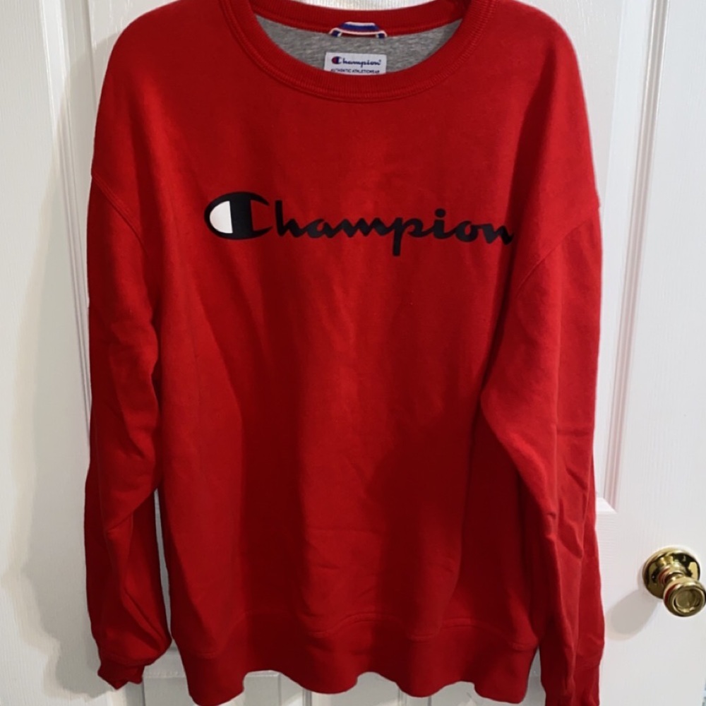 Champion Red Pullover size XL